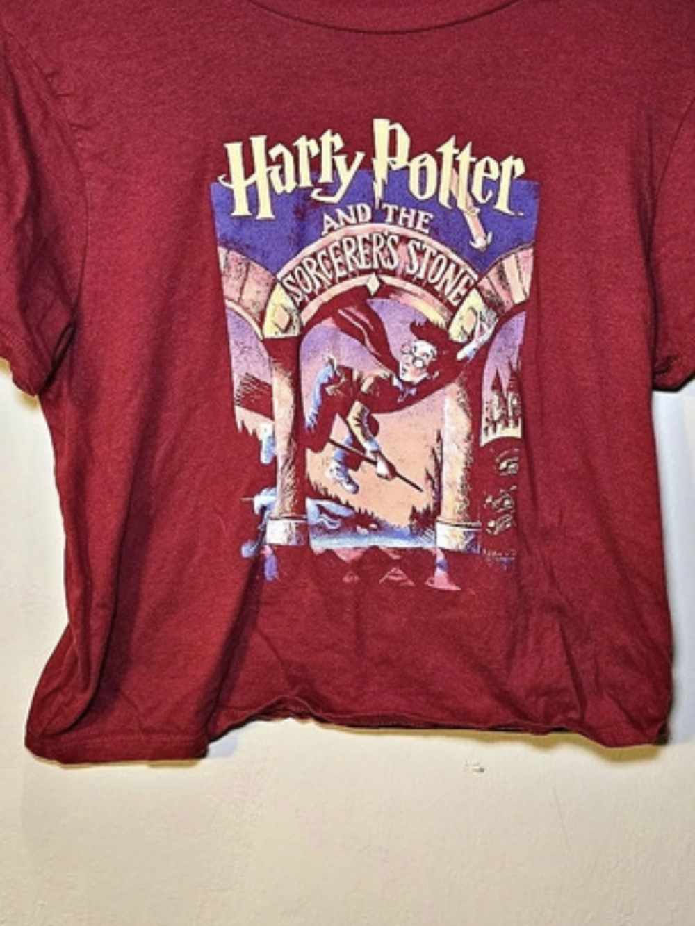 Harry Potter Graphic T-Shirt Red Boys XL
